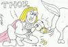 Cartoon: !!!!THOR!!!! (small) by yasar kemal turan tagged thor