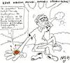 Cartoon: tick (small) by yasar kemal turan tagged tick