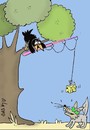 Cartoon: trap (small) by yasar kemal turan tagged trapfox,and,crow