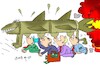 Cartoon: war goddesses (small) by yasar kemal turan tagged war,goddesses