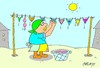 Cartoon: washing (small) by yasar kemal turan tagged washing,bikini,underpants,love,sex