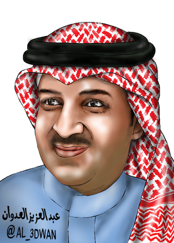 Cartoon: Majid Al-Twaijari (medium) by adwan tagged twaijari