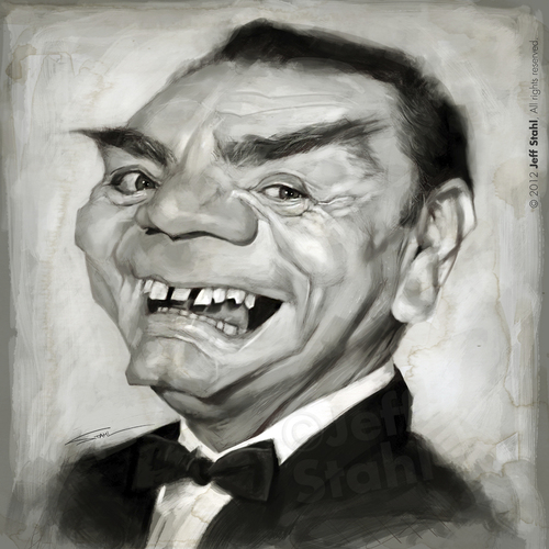 Cartoon: Ernest Borgnine 1917-2012 (medium) by Jeff Stahl tagged ernest,borgnine,actor,hollywood,star,caricature,illustration,eyebrows,jeff,stahl,freelance