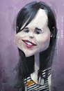 Cartoon: Ellen Page caricature (small) by Jeff Stahl tagged ellen page actress caricature illustration art artwork digital painting jeff stahl