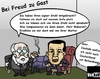 Cartoon: Bei Freud zu Gast - Mubarak (small) by VokkoV tagged siegmund,freud,mubarak,ägypten,politik,hosni