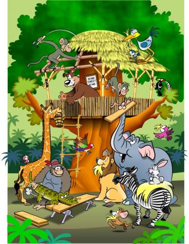 Cartoon: Teamwork (medium) by Zeb tagged teamwork,animals,cover