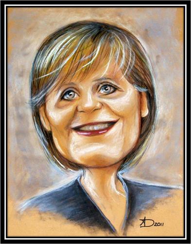 Cartoon: Merkel (medium) by AudreyD tagged audrey,dugan,art