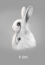 Cartoon: Dr. Hoppel (small) by alesza tagged rabbit hase animal tier hoppel