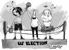 Cartoon: obama victory (small) by King Kinya tagged ob