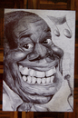 Cartoon: Louis Armstrong (small) by lufreesz tagged louis armstrong caricature