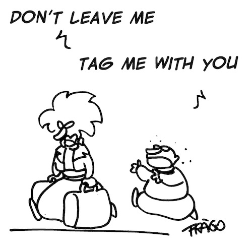 Cartoon: tag me with you (medium) by fragocomics tagged facebook,facebook