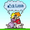 Cartoon: Love (small) by fragocomics tagged facebook,zuckerbook,love,like