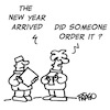 Cartoon: New Year Celebtration (small) by fragocomics tagged new,year,celebtration