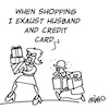 Cartoon: shopping (small) by fragocomics tagged shopping,husband,credit,card