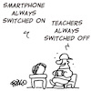 Cartoon: Smartphone at School (small) by fragocomics tagged school,educational,education