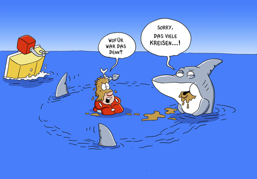 Cartoon: Hai (medium) by ChristianP tagged shark,hai