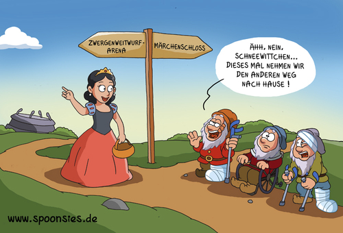 Cartoon: schneewittchen (medium) by ChristianP tagged schneewittchen