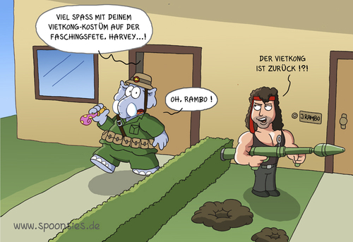 Cartoon: vietkong (medium) by ChristianP tagged vietkong