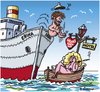 Cartoon: Hotelschiff (small) by rpeter tagged mann,frau,liebe,sex,schiff,boot,bett,amor,nackt,meer,seemann
