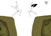 Cartoon: Leap of faith (small) by Ramses tagged money,love,enchantment
