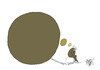 Cartoon: Prisoner of an idea! (small) by Ramses tagged ideas,thinker,thoughts