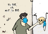 Cartoon: The world divided (small) by Monica Zanet tagged coronavirus,newcoronavirus,covid19,life,death,corona,coronakrise,pandemie
