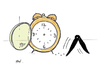 Cartoon: Time (small) by Monica Zanet tagged watch,free,zanet,time