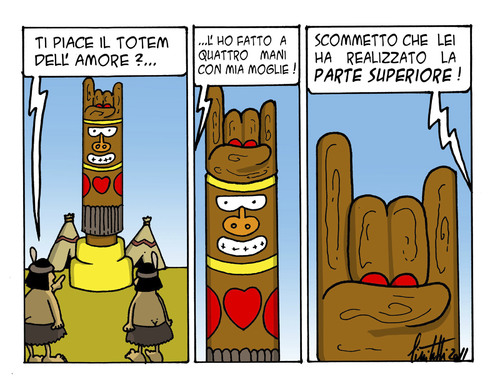 Cartoon: Totem 2 (medium) by ignant tagged comic,strip,cartoon,humor