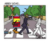 Cartoon: Abbey Road (small) by ignant tagged the,beatles,cartoon