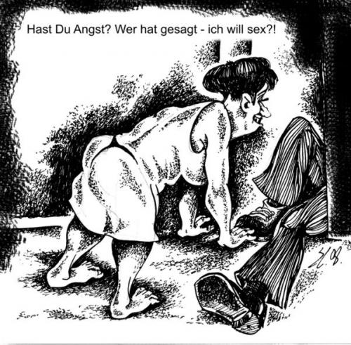 Cartoon: Du hast Angst vor Sex? (medium) by medwed1 tagged schljachow,cartoon