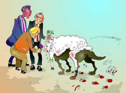 Cartoon: kein (medium) by medwed1 tagged ukraine,ec