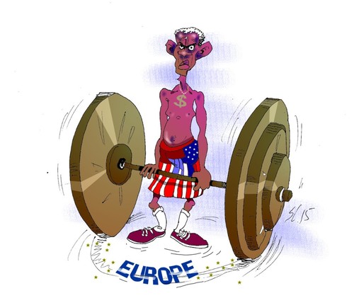 Cartoon: Macht (medium) by medwed1 tagged usa,macht,krieg,war