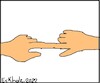 Cartoon: Ohne Worte (small) by Kruscha tagged nonsens