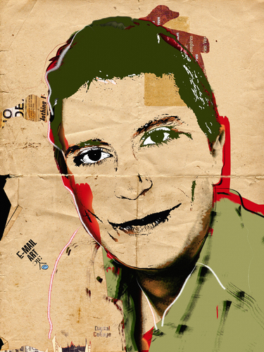 Cartoon: Zoran Zlaticanin (medium) by Zoran Spasojevic tagged cartoonist,portrait,collage,digital,serbia,kragujevac,emailart,paske,spasojevic,zoran