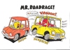 Cartoon: mr roadrage (small) by fieldtoonz tagged road,mr,rage,car