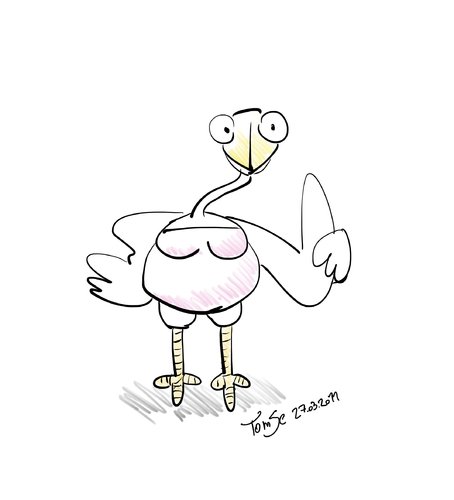 Cartoon: Huhn (medium) by TomSe tagged huhn