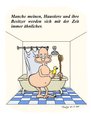 Cartoon: Gummiente mit Herrchen (small) by TomSe tagged gummiente,tierbesitzer,bad,ähnlichkeit