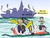 Cartoon: Warnschuss (small) by TomSe tagged wahl,warnschuss