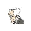 Cartoon: Arthur Schopenhauer (small) by Weltasche tagged philosophie hegel dialektik