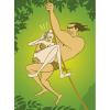 Cartoon: Tarzan and Jane (small) by drawgood tagged tarzan jane jungle phones