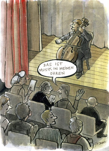 Cartoon: Gemeinplatzkonzert (medium) by Christoph Gremmer tagged konzert,musik