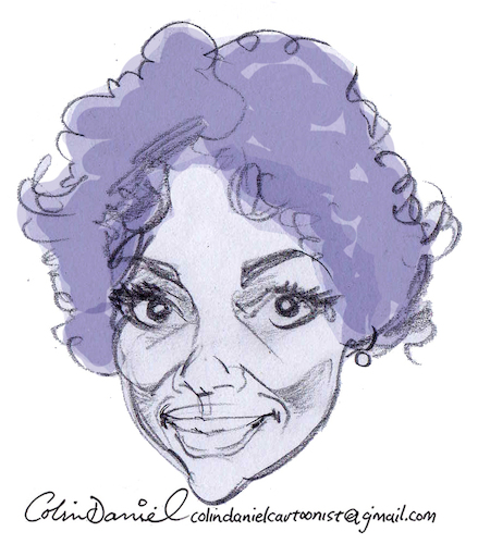 Cartoon: Margaret Avery caricature (medium) by Colin A Daniel tagged margaret,avery,caricature