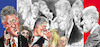 Cartoon: Bill Clinton caricatures (small) by Colin A Daniel tagged bill,clinton,caricatures,colin,daniel