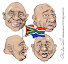 Cartoon: Cyril Ramaphosa heads (small) by Colin A Daniel tagged cyril,ramaphosa,heads