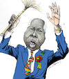 Cartoon: Daniel Arap Moi caricature (small) by Colin A Daniel tagged daniel,arap,moi,caricature,colin