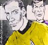 Cartoon: William Shatner caricature (small) by Colin A Daniel tagged william,shatner,caricature