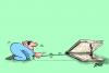 Cartoon: book trap (small) by SAI tagged book