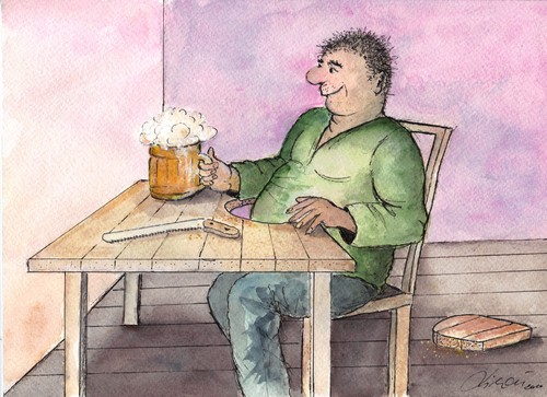 Cartoon: no title (medium) by Slawek11 tagged beer