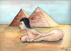 Cartoon: no title (small) by Slawek11 tagged woman sphinx ancient