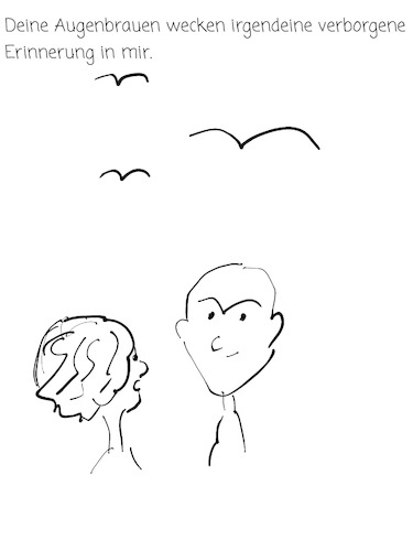 Cartoon: Augenbrauen (medium) by hurvinek tagged augenbrauen